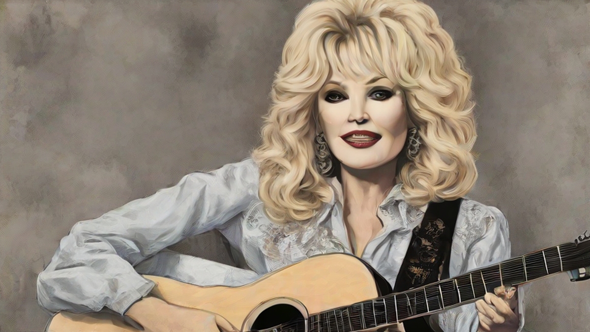 Ilustración editorial sobre sociedad: Muere Dolly Parton, leyenda del country a los 80 años