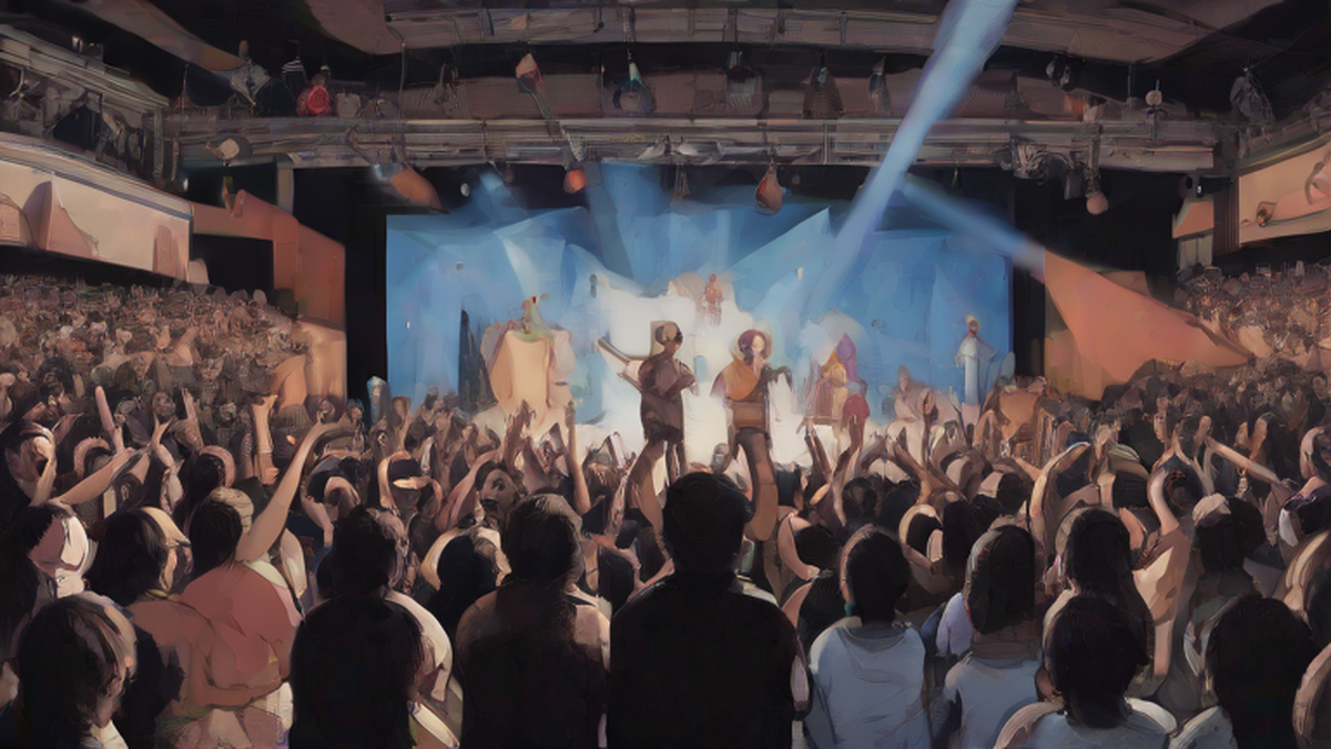 Ilustración editorial sobre sociedad: Luck Ra se emocionó en su show tras separación de La Joaqui