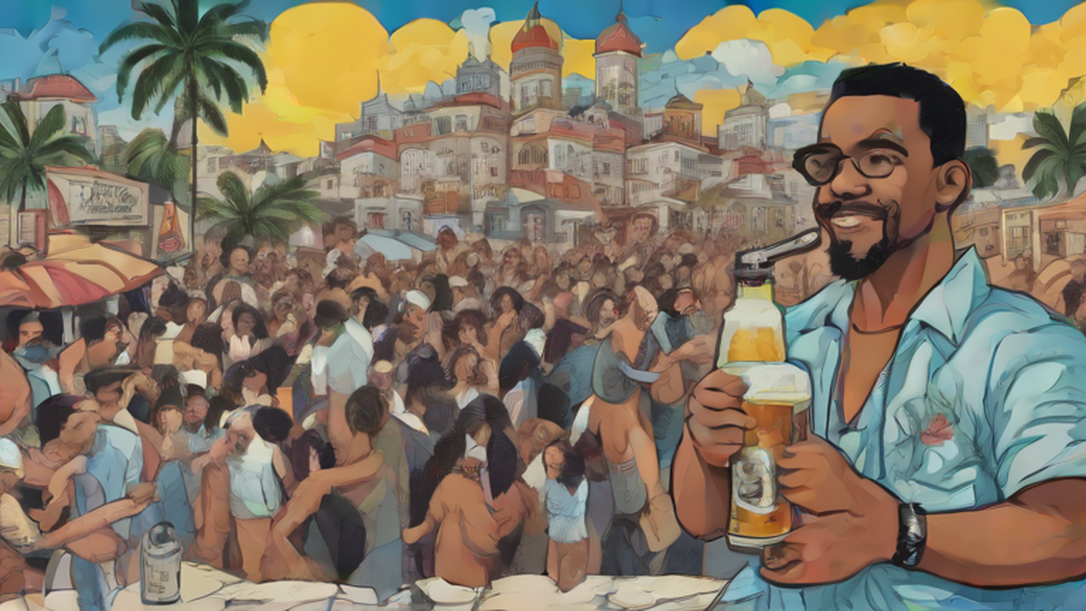 Ilustración editorial sobre sociedad: Danny Ocean suma a la cartelera del Festival Presidente 2026