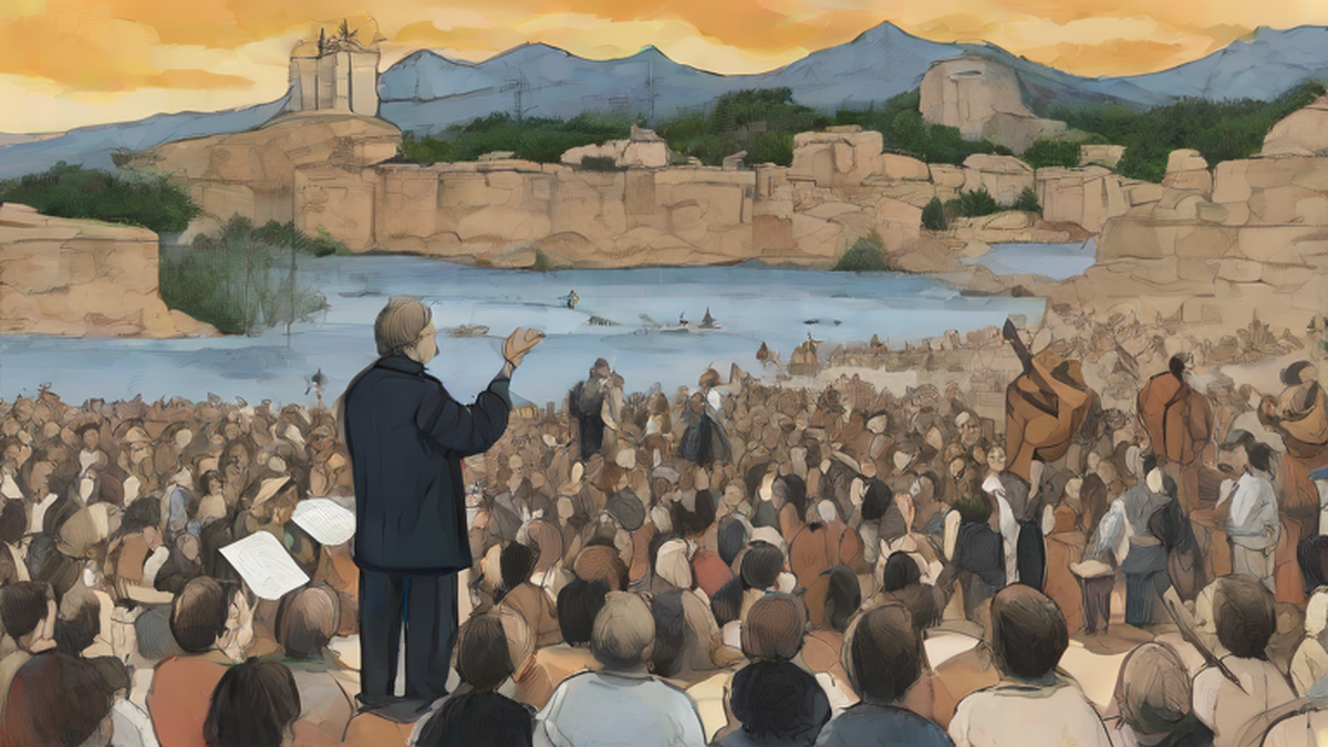 Ilustración editorial sobre sociedad: Concierto histórico de Miguel Ríos en Cap Roig