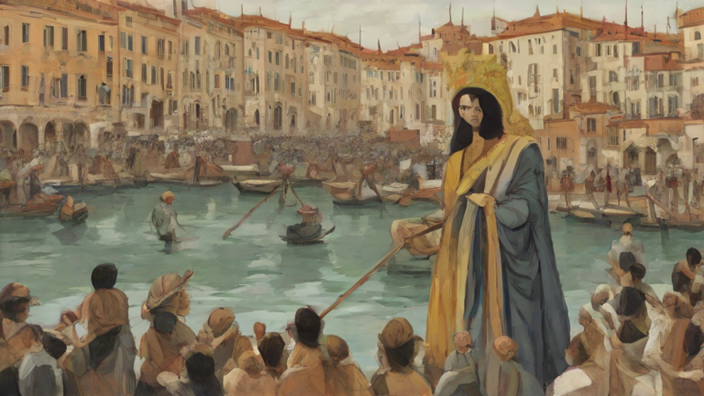 Ilustración editorial sobre sociedad: May el-Toukhy gana León de Oro en Venecia con 'Woman Unknown'