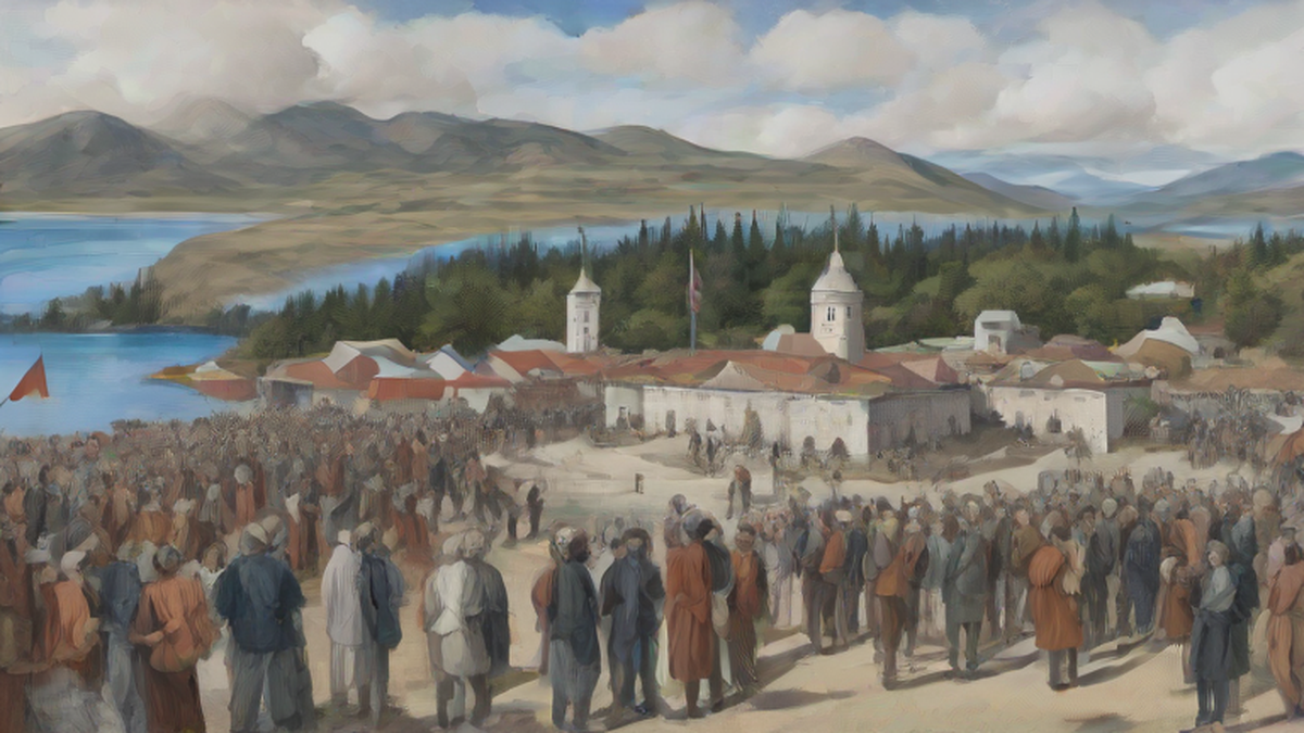 Ilustración editorial sobre sociedad: Bariloche conmemoró primer aniversario del Museo y Memorial Malvinas