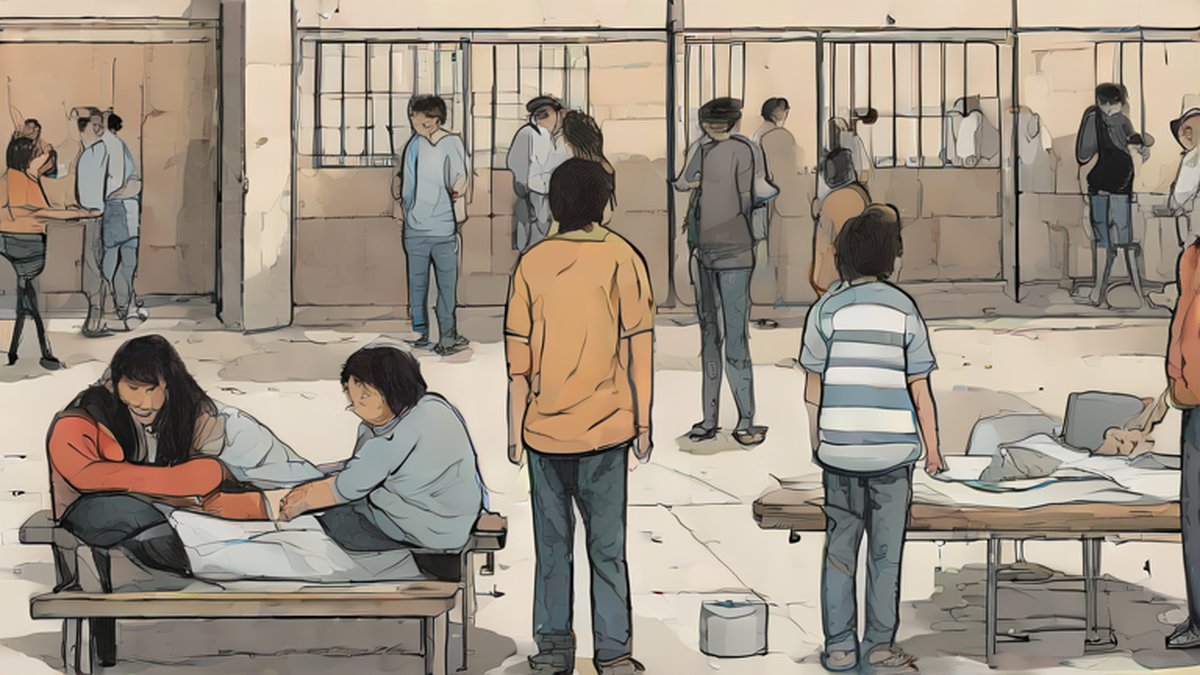 Ilustración editorial sobre sociedad: Nuevo Régimen Penal Juvenil en Argentina: qué cambia con la imputabilidad desde los 14 años