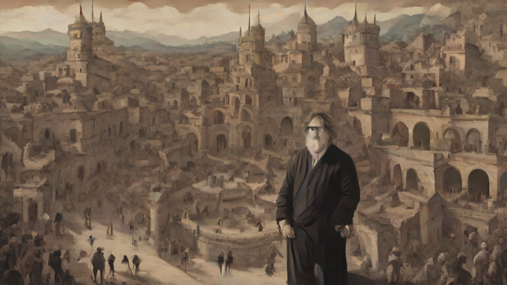 Ilustración editorial sobre cultura: Guillermo del Toro regresa a Morelia para celebrar los 20 años de El laberinto del fauno