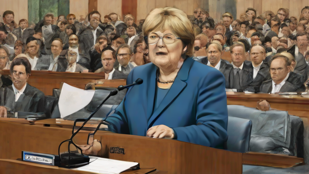 Ilustración editorial sobre sociedad: Bachelet renuncia a candidatura para secretaria general de la ONU