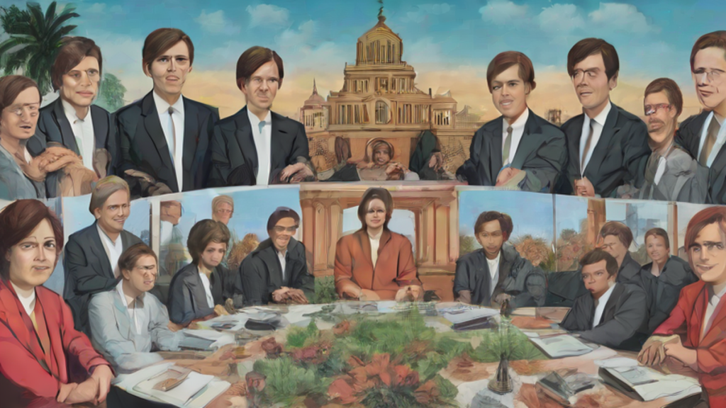 Ilustración editorial sobre cultura: Claudia Sheinbaum confirma regreso de BTS a México en 2027