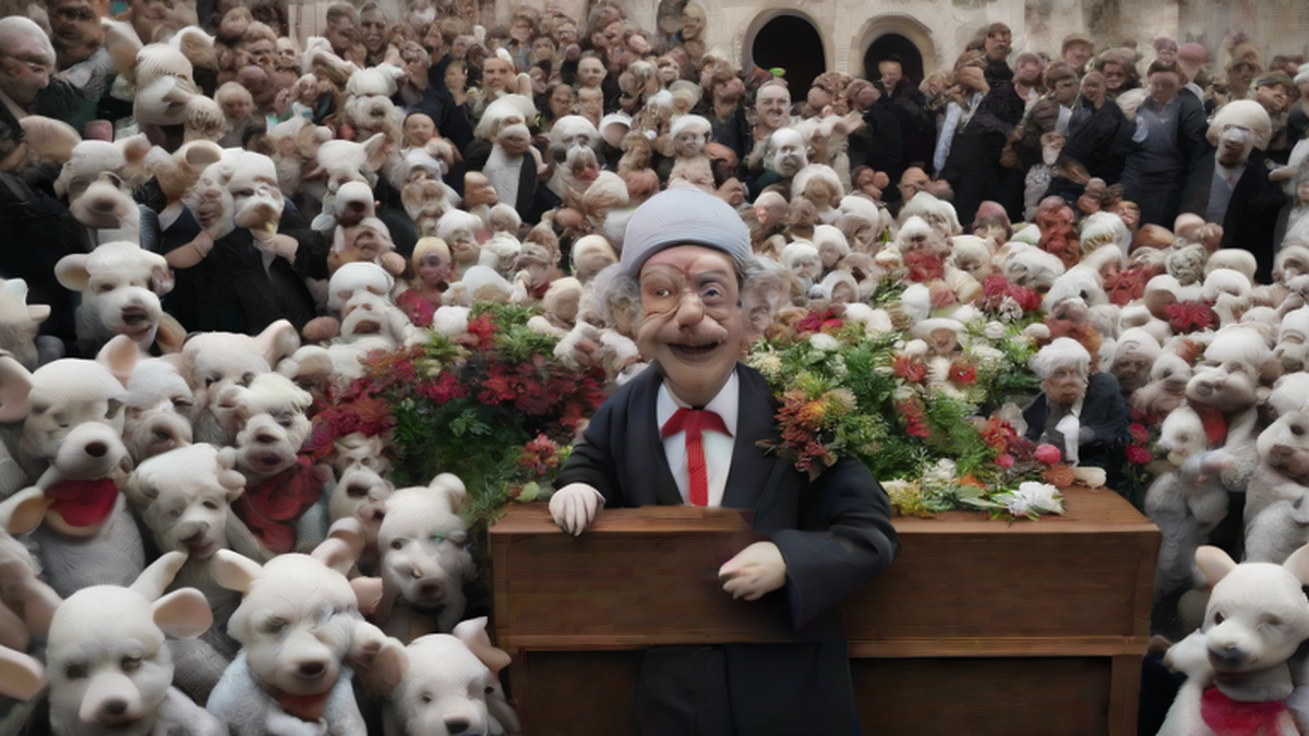 Ilustración editorial sobre cultura: Peppino Mazzullo, la voz inolvidable de Topo Gigio, falleció a los 100 años